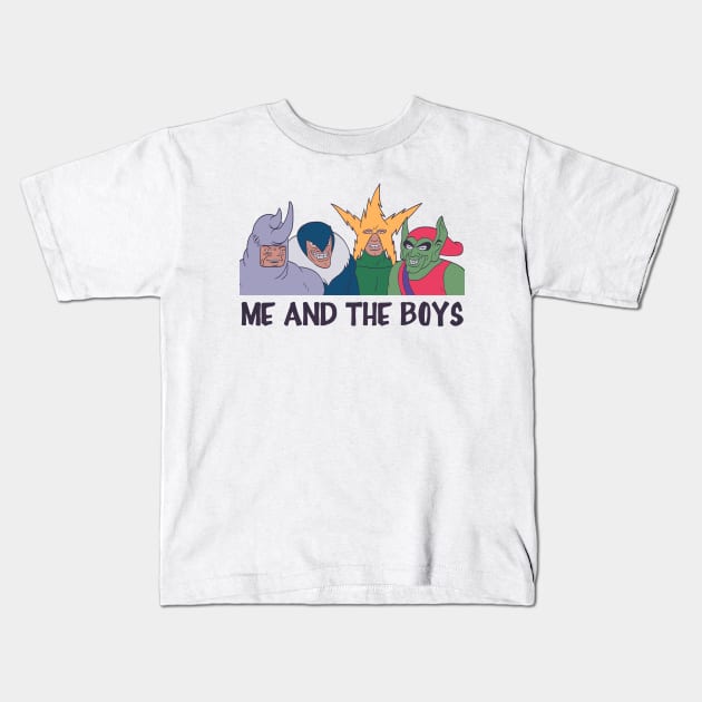 Me and The Boys Kids T-Shirt by MeFO